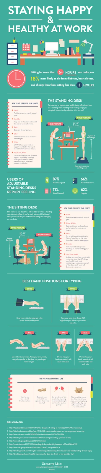 how to stay healthy at work