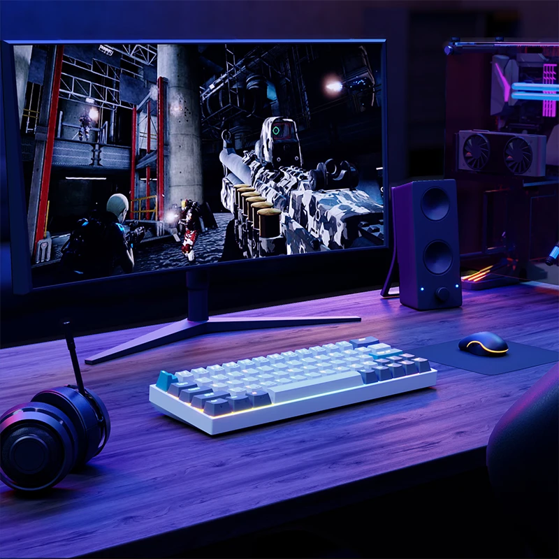 minimalistic gaming setup