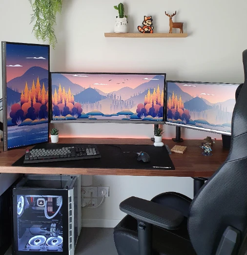 work from home office setup
