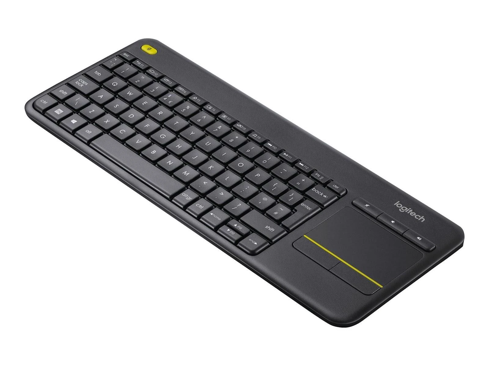 logitech k400 plus wireless touch tv keyboard
