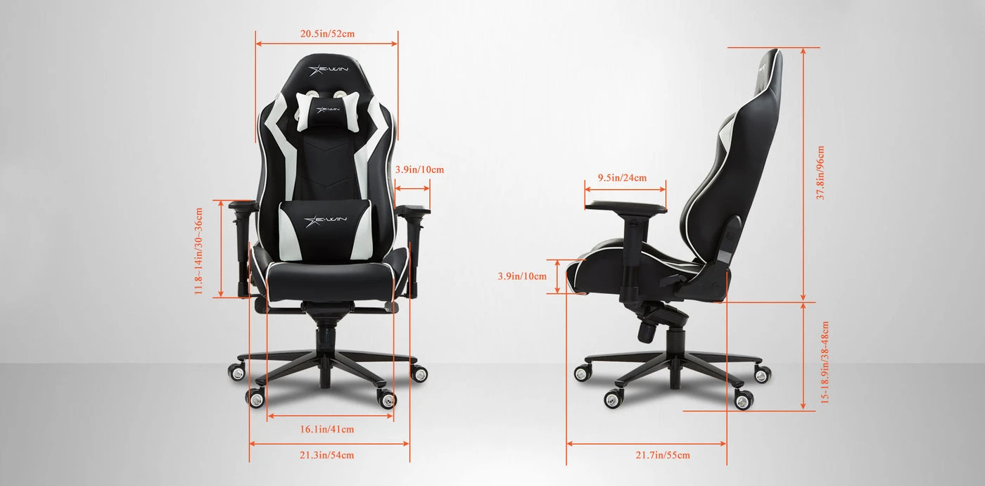 Pu Leather Gaming Chair - Ewin Champion Series - Dynamic Setups