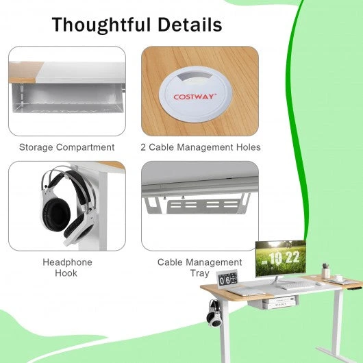 Electric sit to stand desk - Adjustable Electric Desk - Dynamic Setups