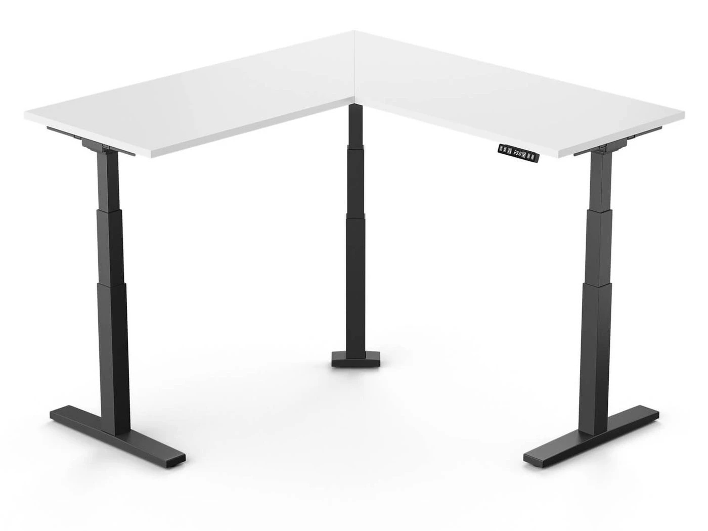 Electric Corner Desk - Smart Corner Desk - Dynamic Setups