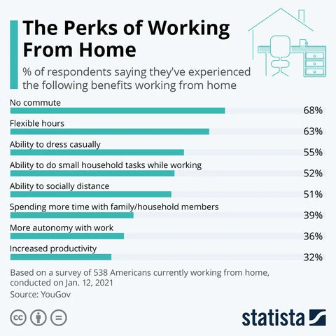 the perks of working from home